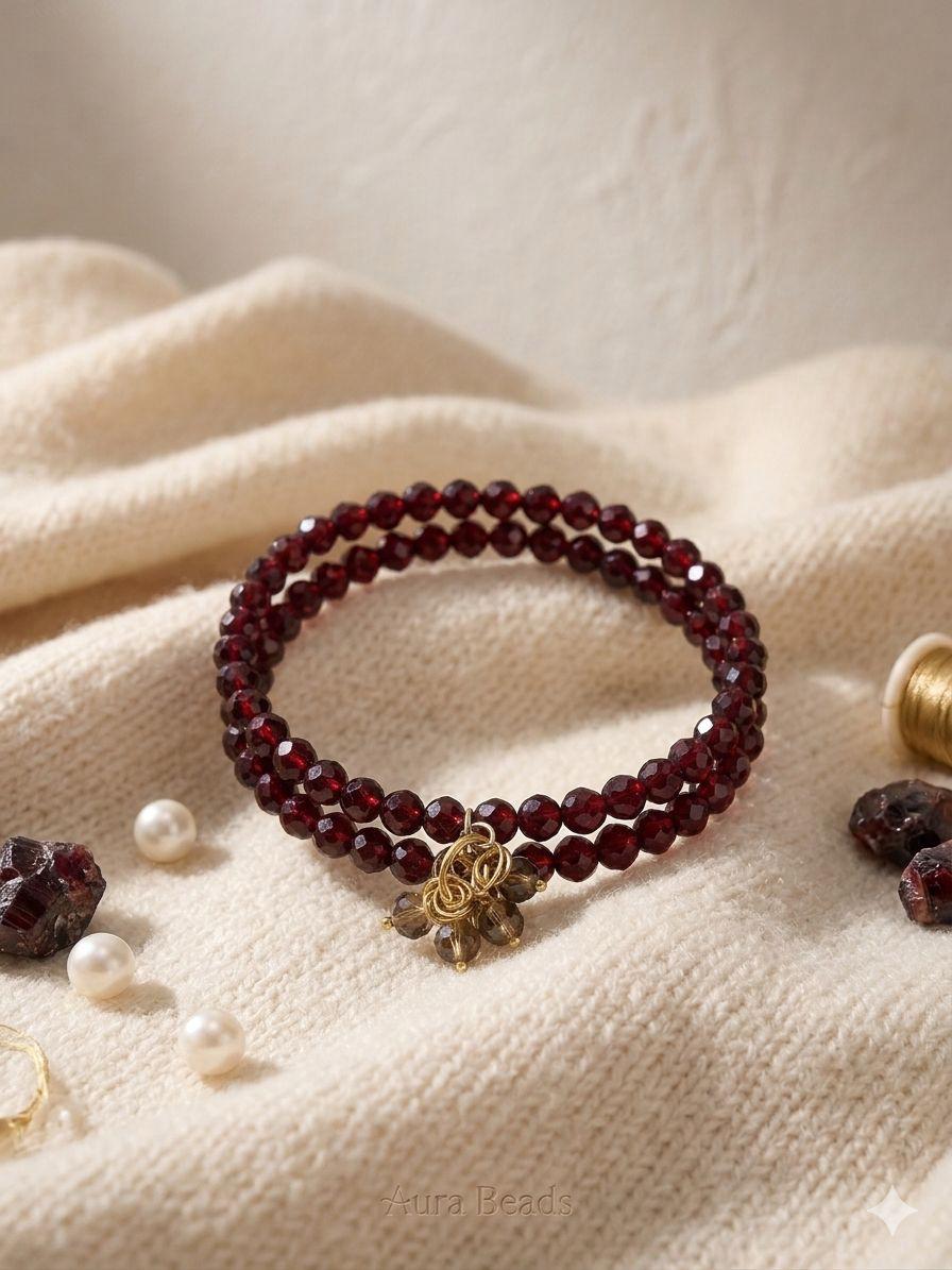 Handmade Cherry Dew Bangle