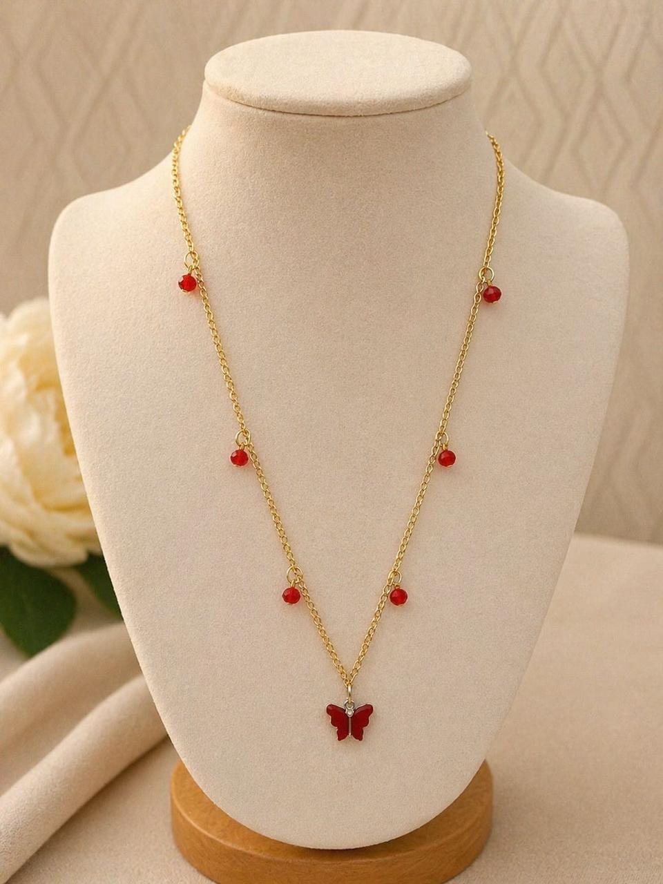 Handmade The Aura Butterfly Necklace